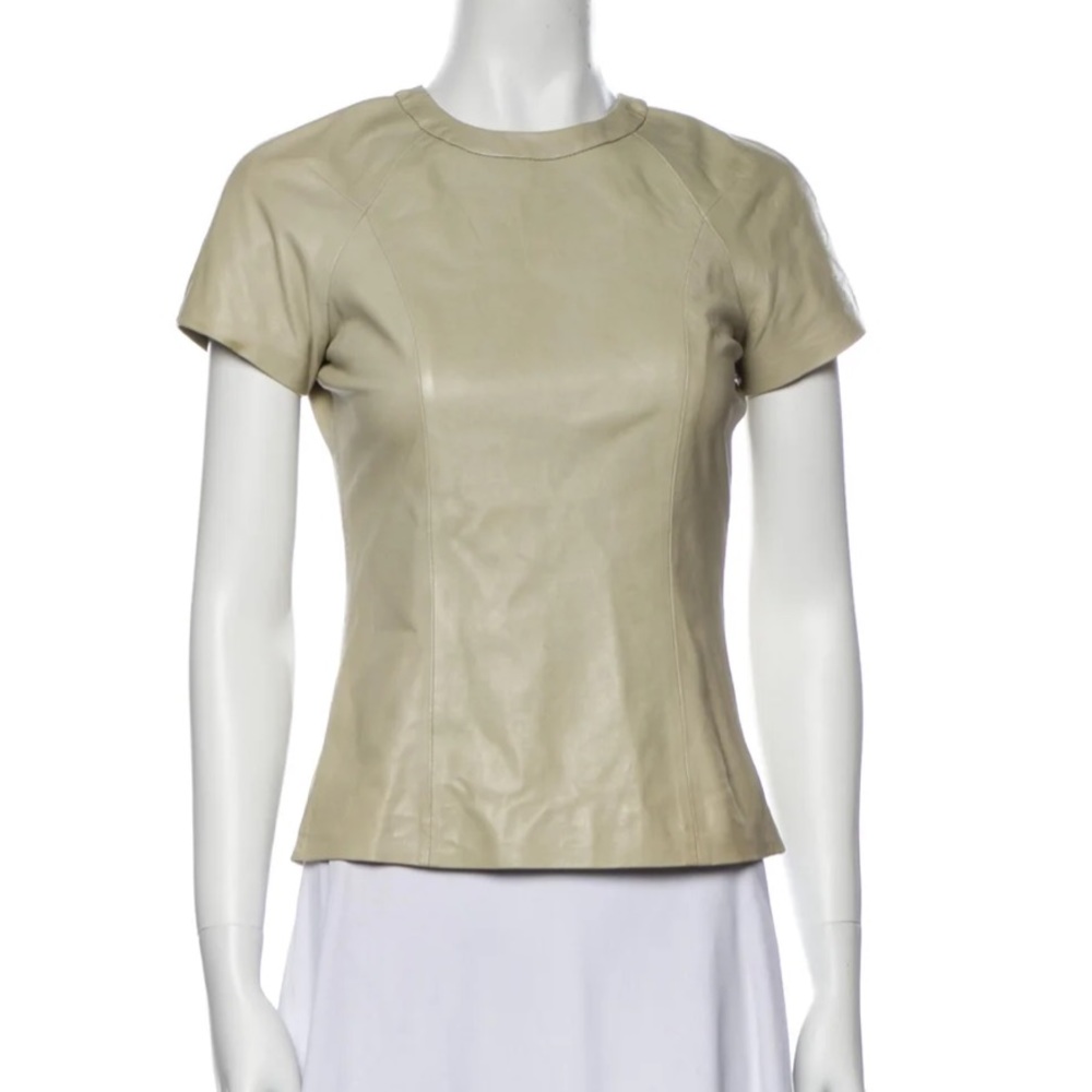 Alexander Wang lamb leather top